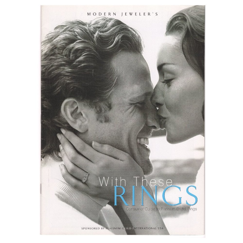 Modern Jeweler's Guide to Platinum Bridal Wedding Ring Designs Book Booklet